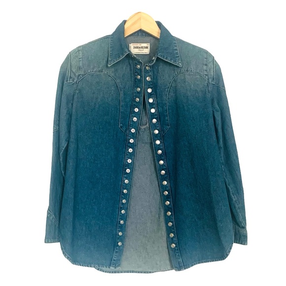 NWOT Zadig and Voltaire Thelmus Denim Jacket - Picture 5 of 13